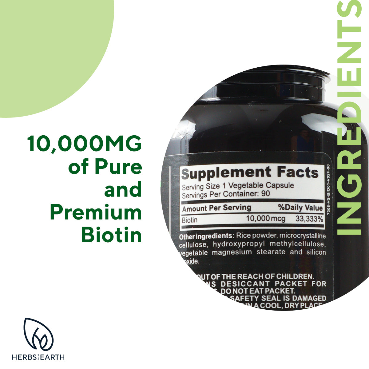 Biotin+ 10,000MCG 90s