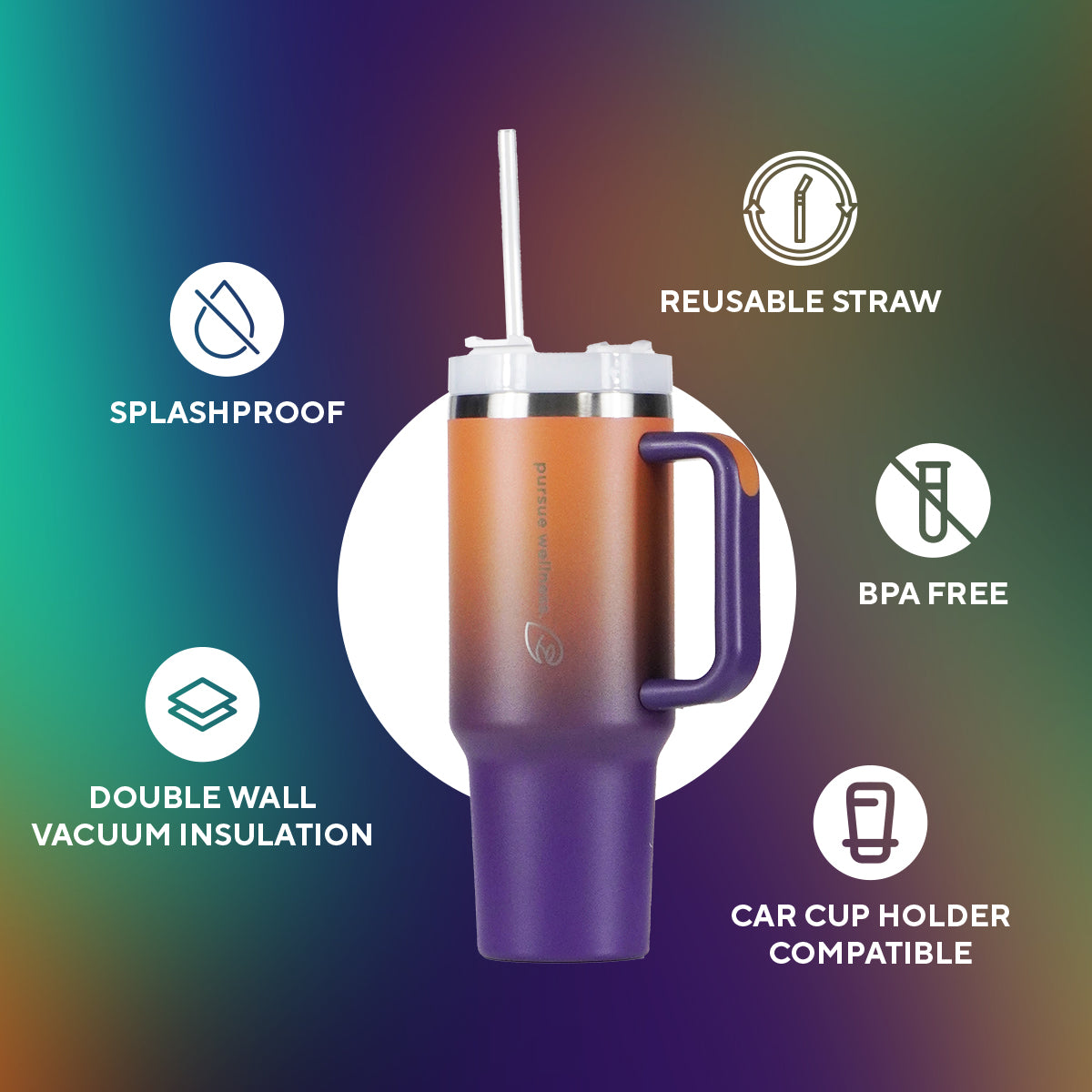 Pursue Wellness Tumbler 40 oz