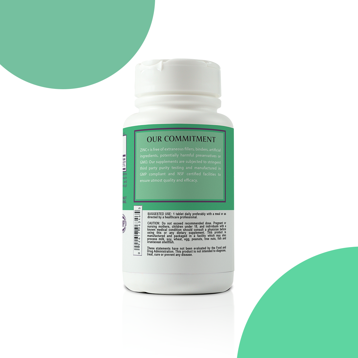 Wellness+ Zinc 50mg 100s