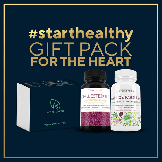 Healthy Heart Gift Pack 2 - CHOLESTEROL, GARLIC and PARSLEY