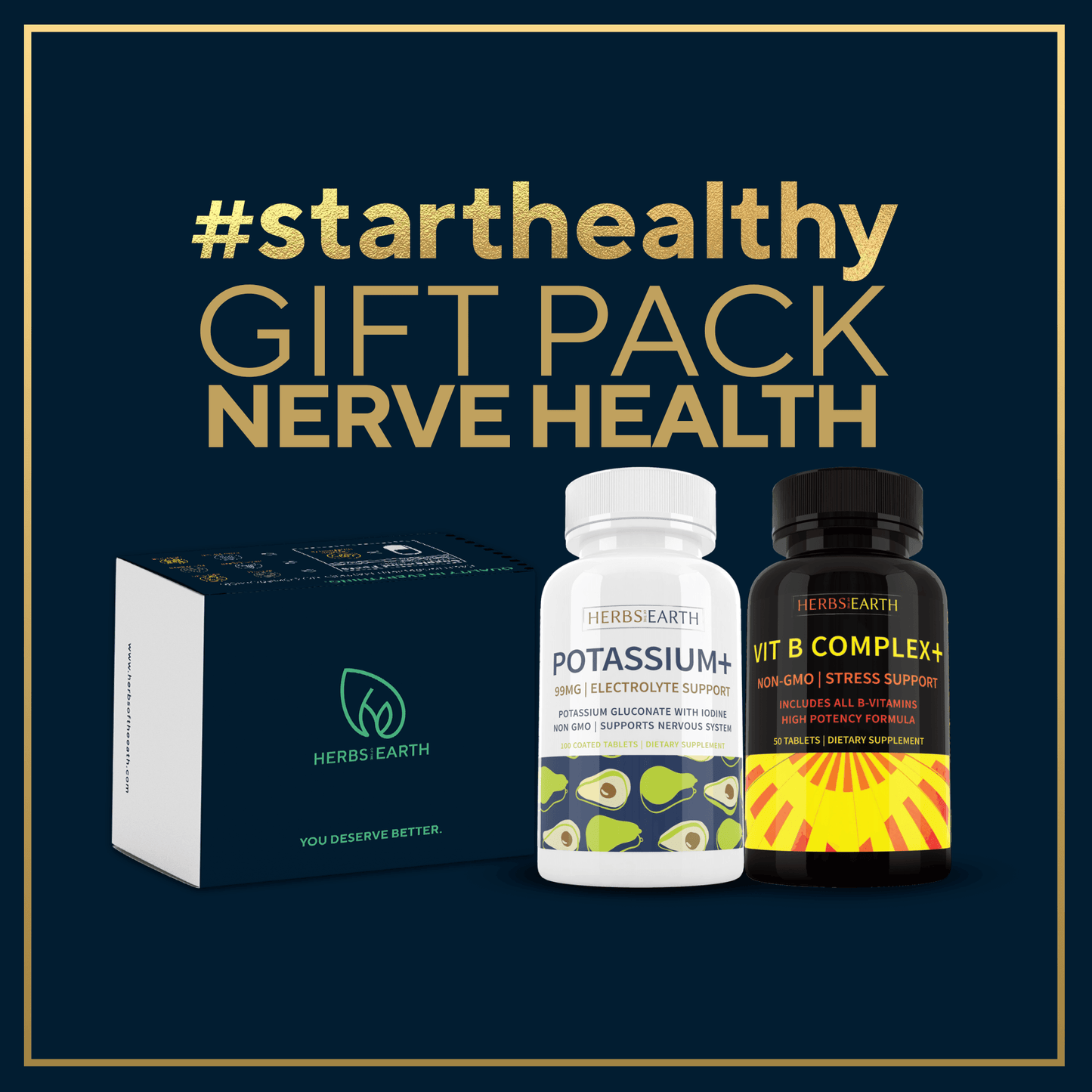Nerve Health Gift Pack Potassium and Vitamin B Complex