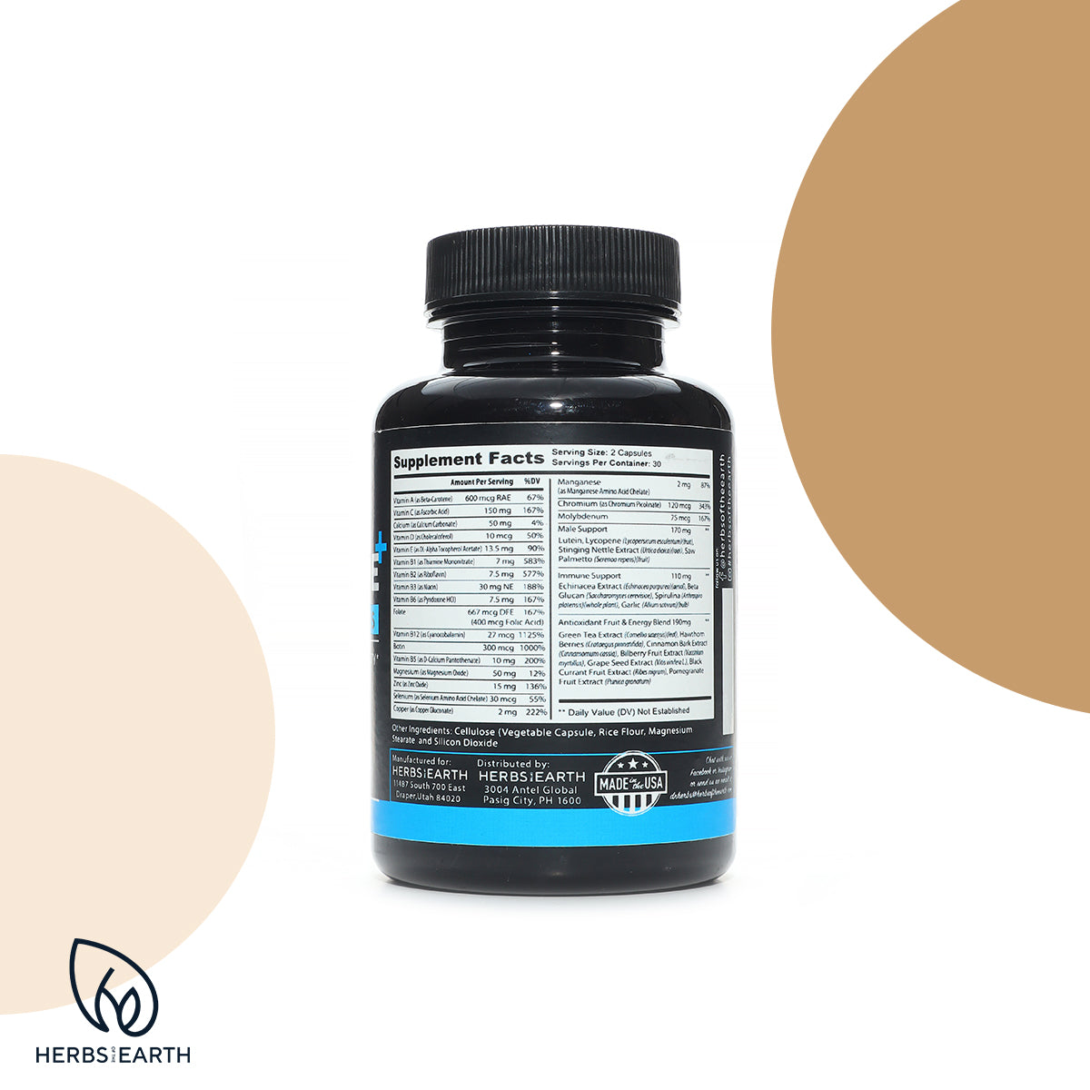 DADTASTIC COMPLETE STRENGTH SUPPORT: Complete Men + Vitamin D3 5000IU