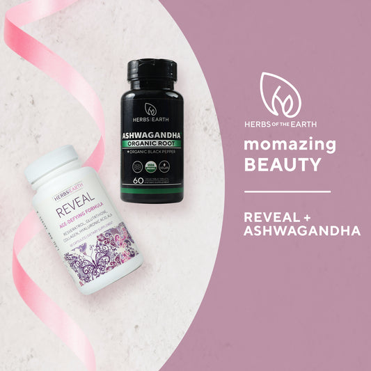 MOMAZING BEAUTY: REVEAL + ORGANIC ASHWAGANDHA
