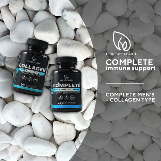 DADTASTIC COMPLETE IMMUNE SUPPORT: Complete Men + Collagen Type I,II,III,V,&,X