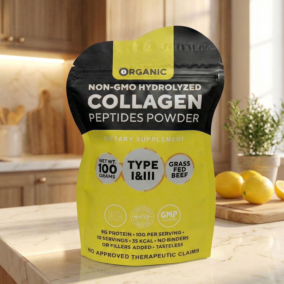 1ORGANIC Collagen Powder 100g