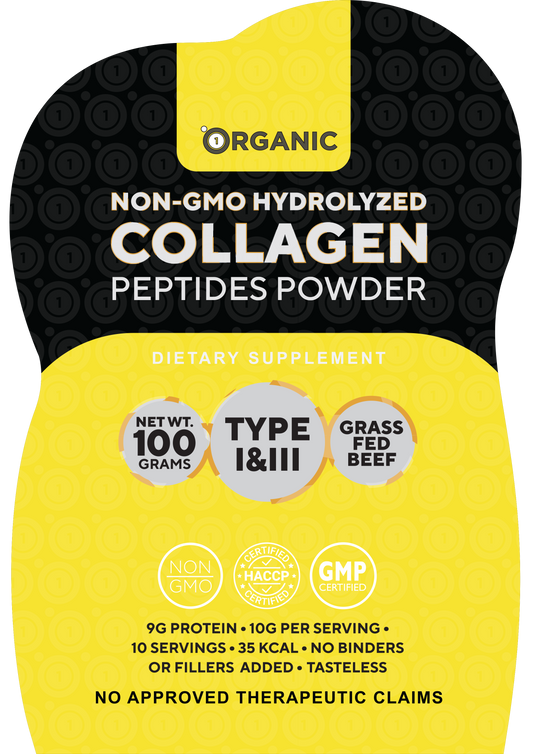 1ORGANIC Collagen Powder 100g