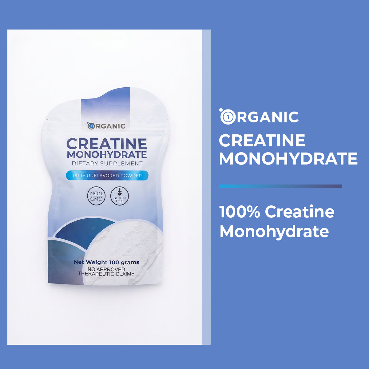 1ORGANIC Creatine Powder 100g