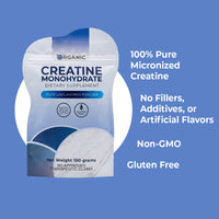 1ORGANIC Creatine Powder 100g
