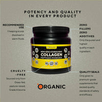 1Organic Collagen Peptides Powder 454g