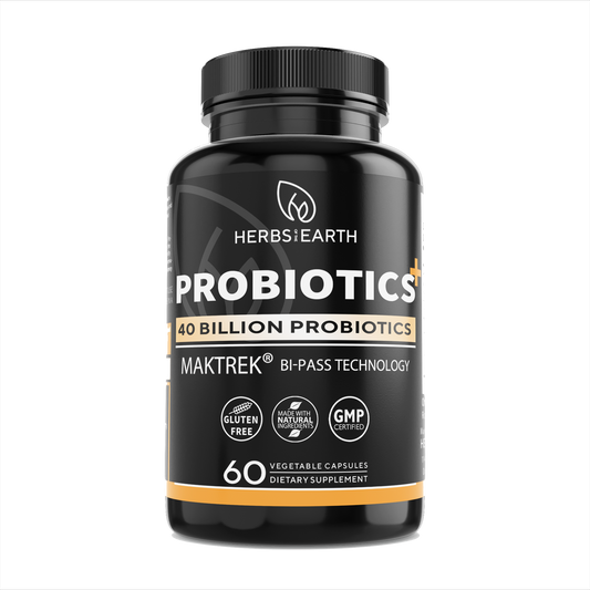 Probiotics + Prebiotics 40 Billion CFUs MAKTREK Technology