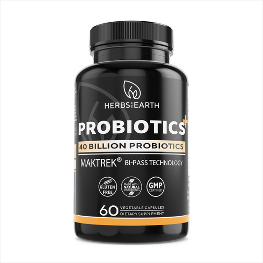 Probiotics + Prebiotics 40 Billion CFUs MAKTREK Technology