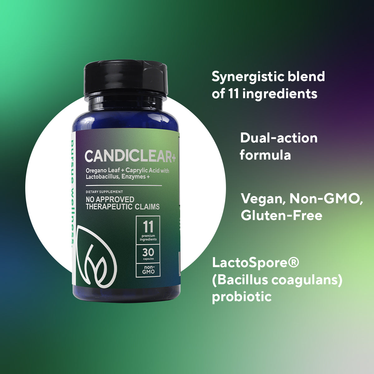 PW CandiClear+ 30 Capsules
