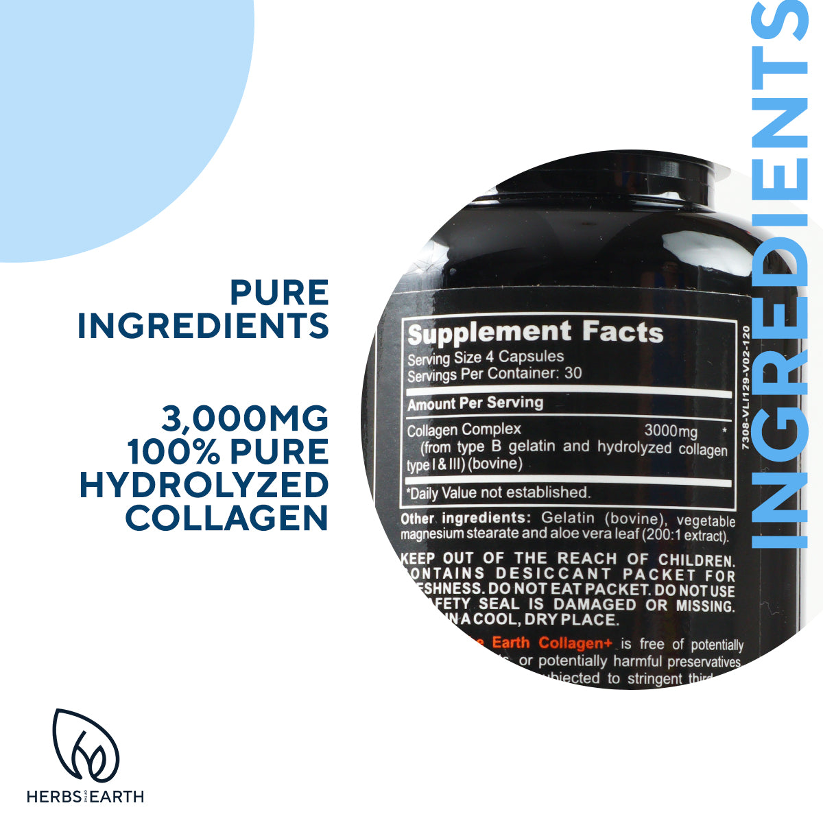Collagen 30s Nano Peptides Type I & III 750mg