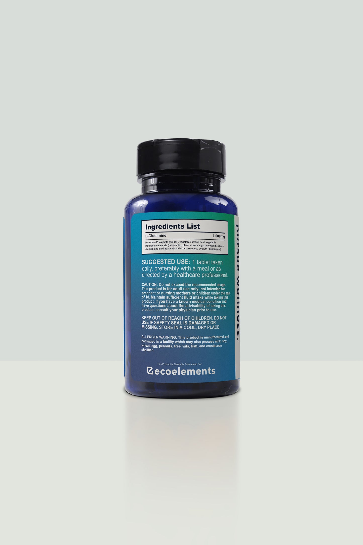 PW L-Glutamine 1000mg 30 Tablets