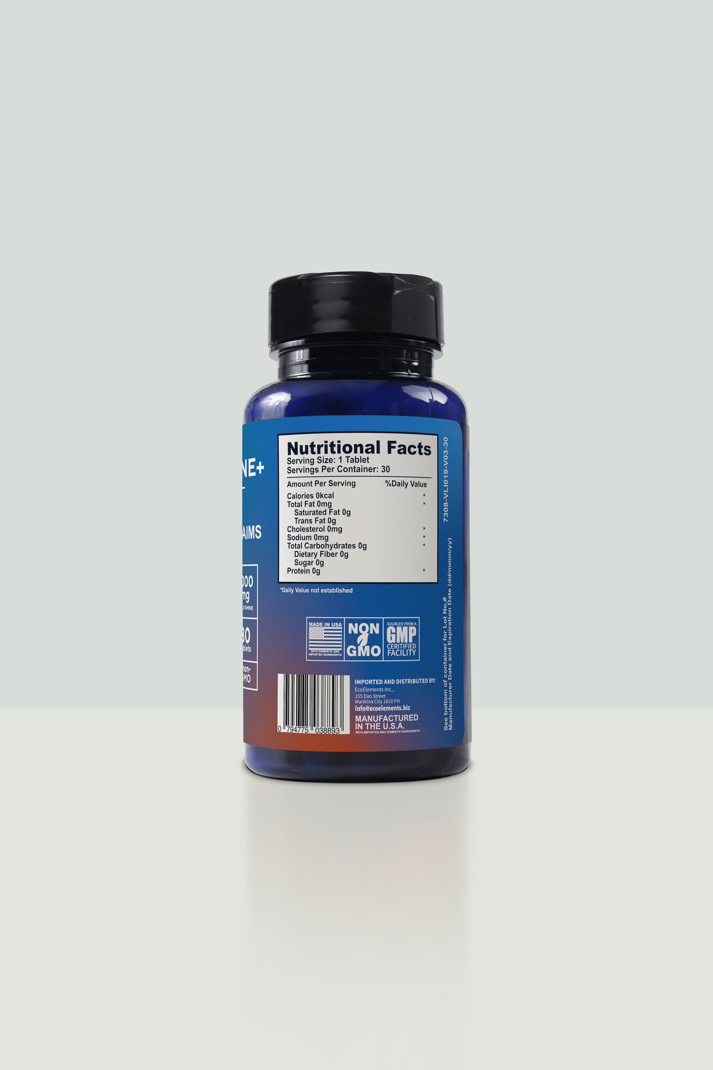 PW L-Glutamine 1000mg 30 Tablets