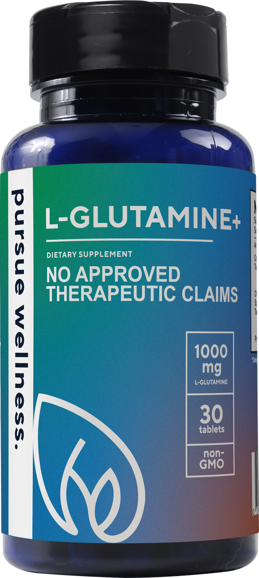 PW L-Glutamine 1000mg 30 Tablets