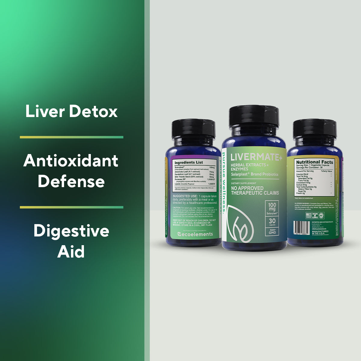 PW LiverMate+ 100mg 30 Capsules
