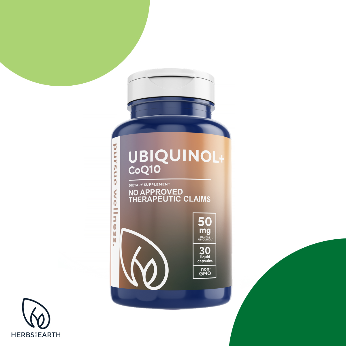 Pursue Wellness Ubiquinol+ CoQ10 50mg 30s