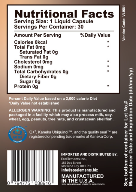 Pursue Wellness Ubiquinol+ CoQ10 50mg 30s