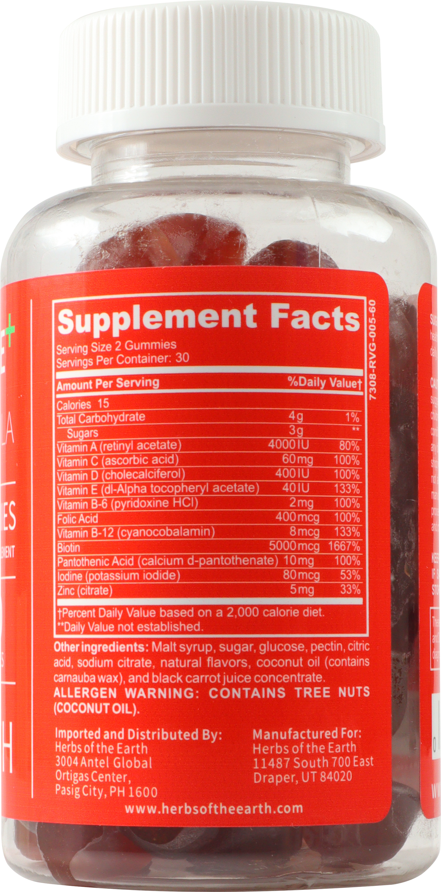 Apple Cider Vinegar 60 Gummies & TruHairCare Hair Growth and Thickness Maximizer