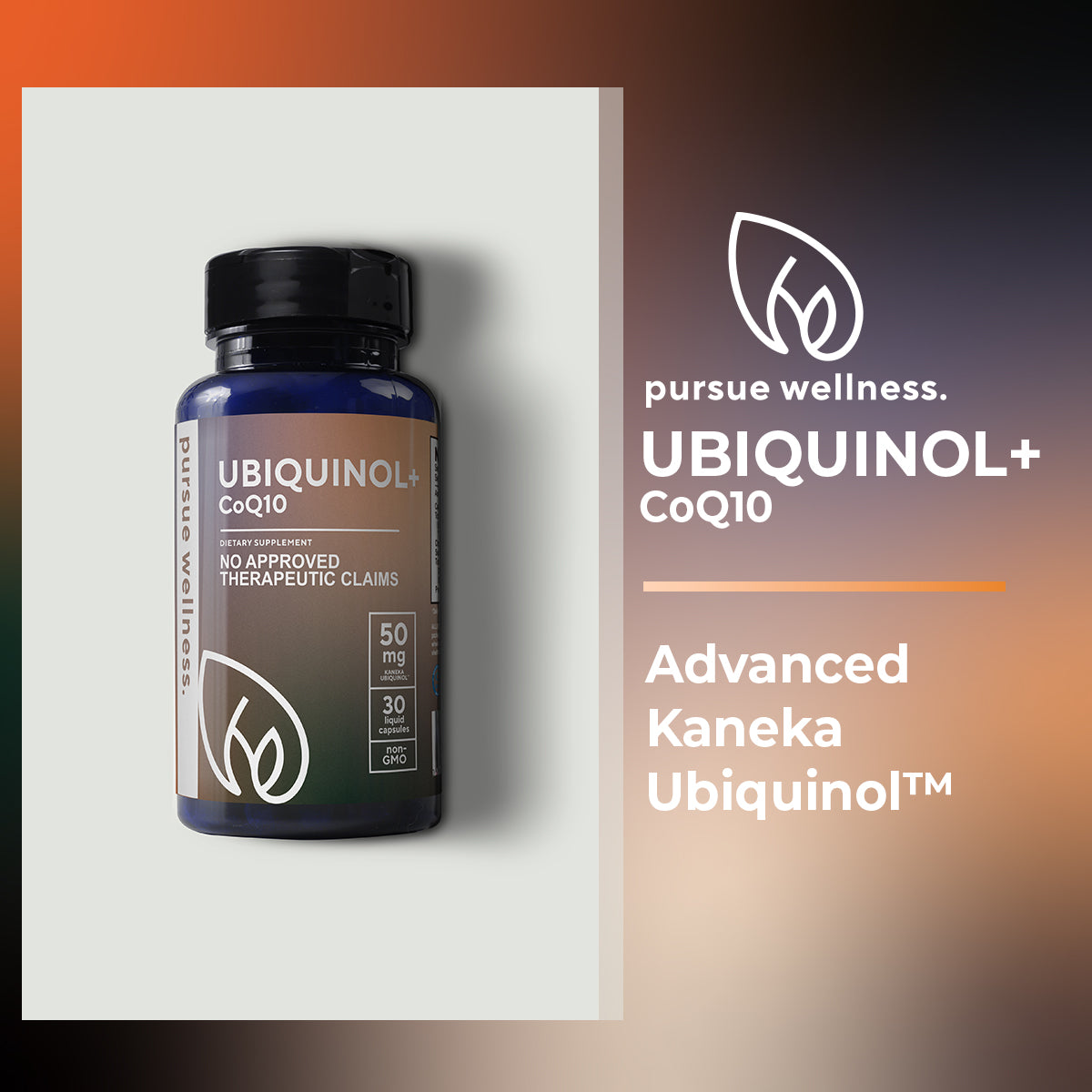 PW Ubiquinol+ CoQ10 50mg 30s