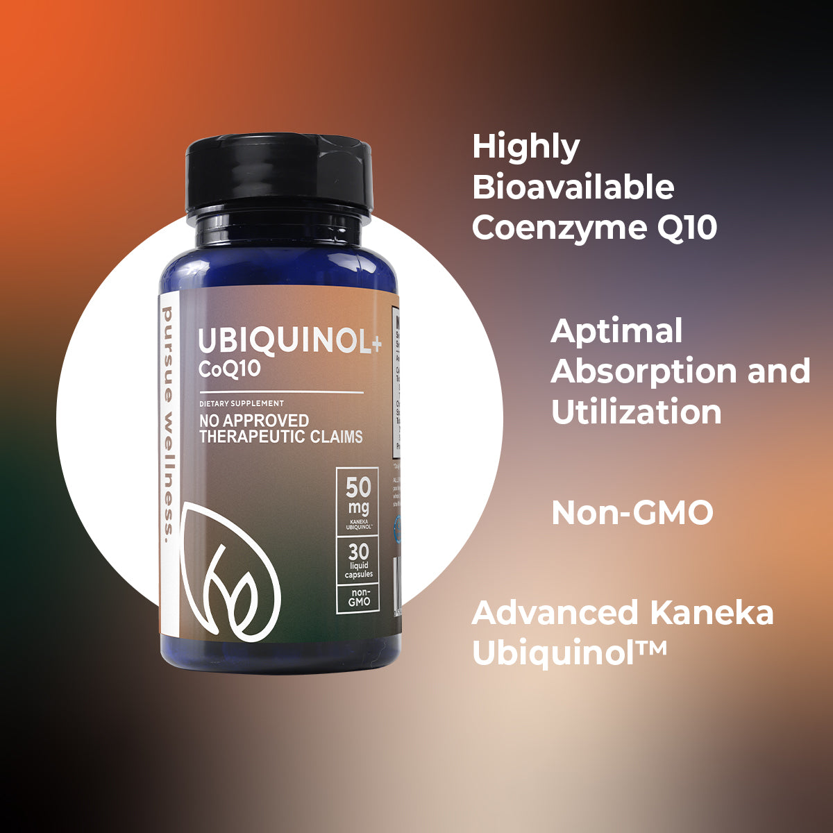PW Ubiquinol+ CoQ10 50mg 30s