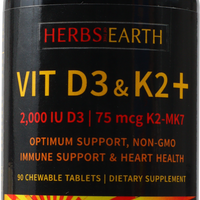 Vitamin D3 + K2 MK7