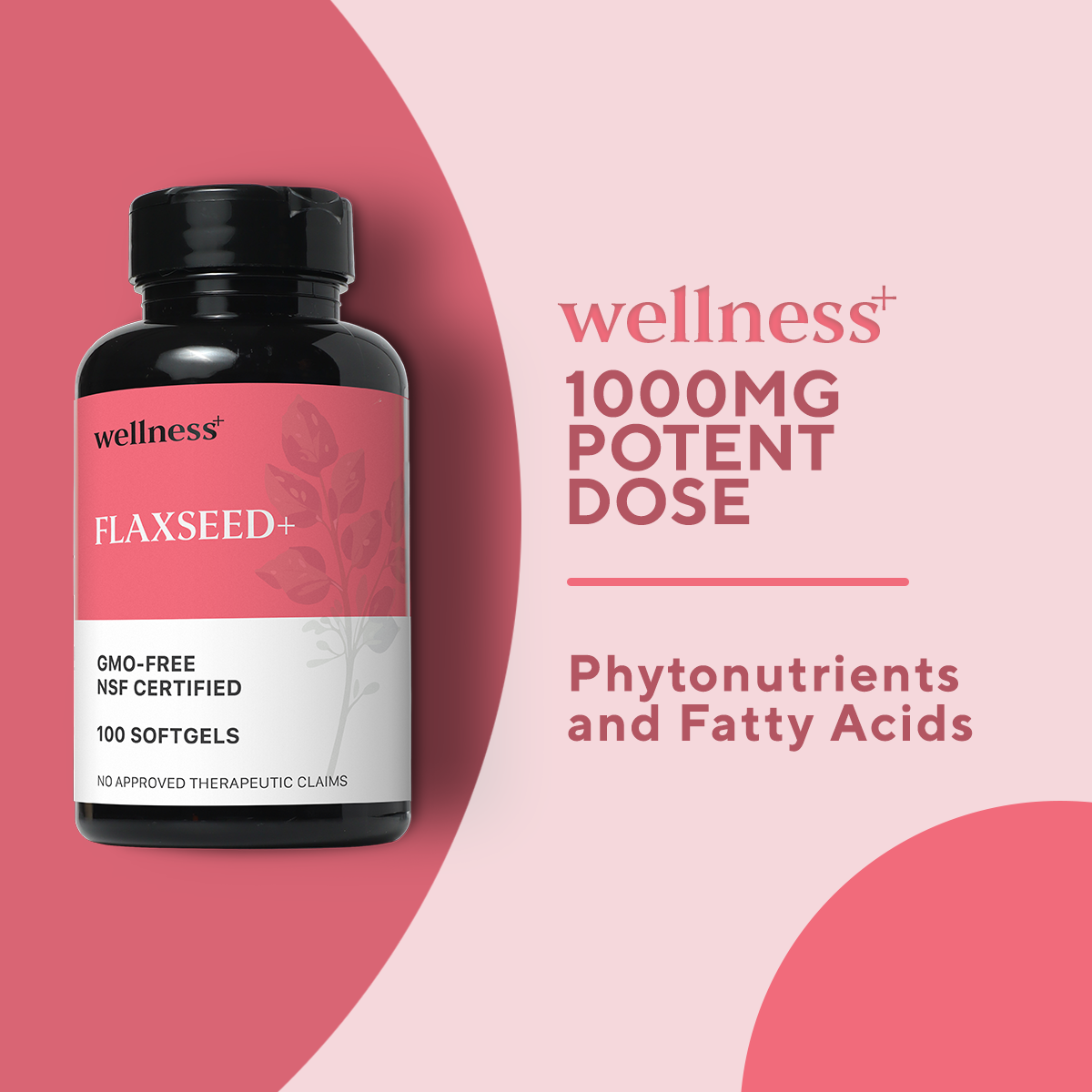 Wellness+ Flaxseed Oil 1000mg 100s