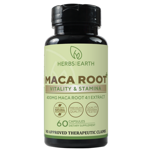 Maca Root Capsules - Pure Organic Maca Root Extract 4:1 1600MG