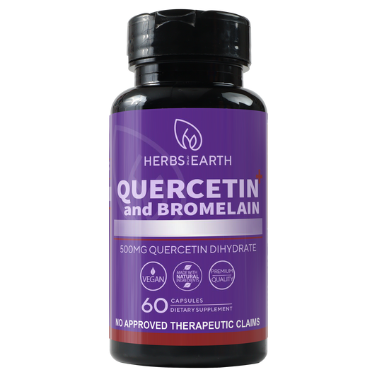 Quercetin and Bromelain 600MG Vegan Antioxidant