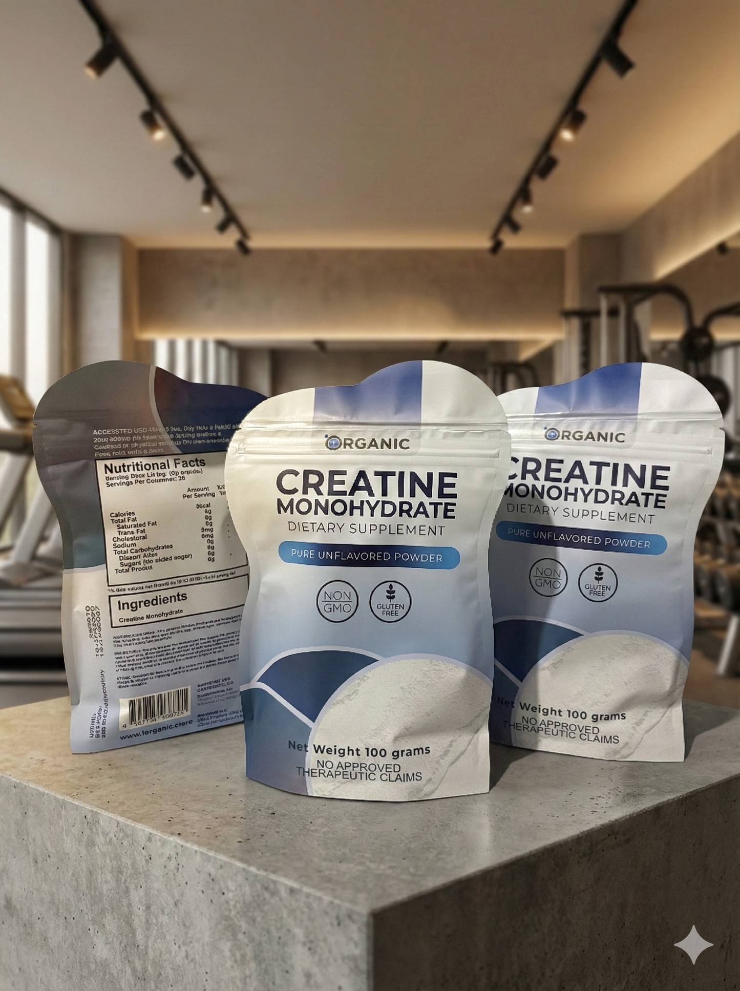 1ORGANIC Creatine Powder 100g