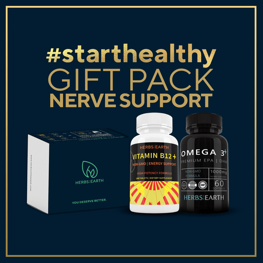 Nerve Support Gift Pack - Vitamin B-12 and Omega 3
