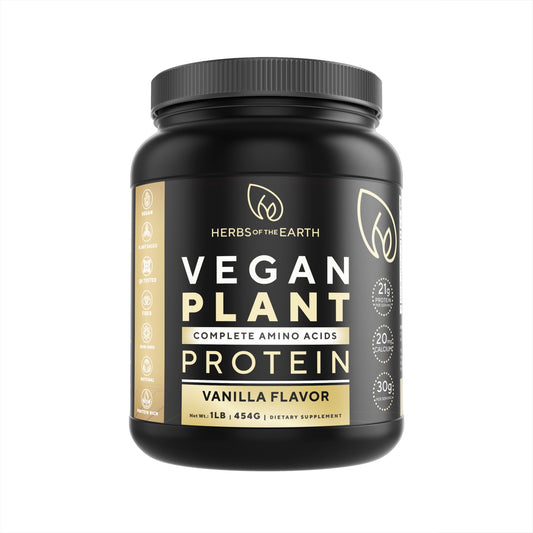 Vegan Plant Based Protein Powder Vanilla